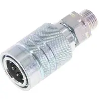 Tameson Stalen DN 10 Hydraulische Koppeling Snelkoppeling 12 mm L Knelring ISO 7241-1 A/8434-1 D 17.3mm