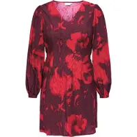 ONLY Carmakoma Carcamille Midi-jurk Dames Rood 42