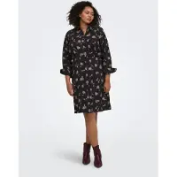 ONLY Carmakoma Carcarrie Midi-jurk Dames Blauw 48