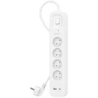 Belkin Surge Protection 4 Outlet 2 Meter Usb C Wit