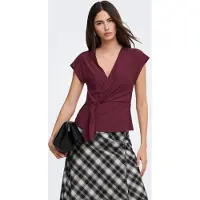 ONLY Onlsilja Blouse Dames Paars Xxl