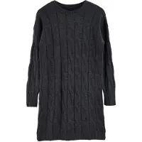Trendyol TRENDYOLMİLLA Dames Grijs Effen Kort / Mini Lang Casual Recht Jurken