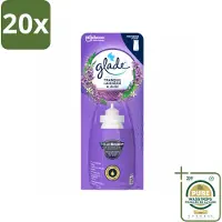 Glade 20 x - Sense & Spray Navulling - Tranquil Lavender & Aloë - 18 ml - Wasstrips - Luchtverfrisser - Lavendel - Geur - Geurverspreiding - Geurhoudende Navulling