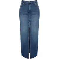 Trendyol Rok blauw denim