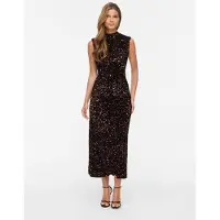 Vila Vifaith Pailletten Maxi-jurk XS EU dames