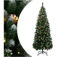 vidaXL Kunstkerstboom met 300 LED's 210 cm