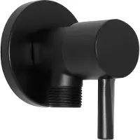 Kerra Nero hoek stopkraan 1/2 x 1/2'' zwart