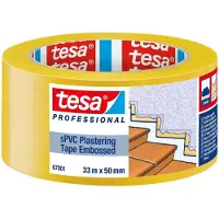 TESA Pleistertape 67001. UV-bescherming gedurende 6 weken. 33 m x 50 mm. Geel.