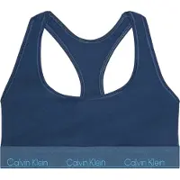 Calvin Klein Dames/Dames Logo Katoenmix Bralette (Donkere Denim)