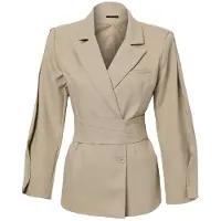 Trendyol TRENDYOLMİLLA Dames Bruin Effen Lang Regular fit Blazers