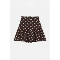 Trendyol TRENDYOLMİLLA Dames Bruin Stippen Kort / Mini Skater Rokken