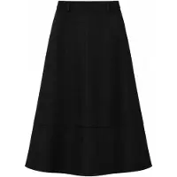 Trendyol TRENDYOLMİLLA Dames Zwart Effen Midi Skater Rokken
