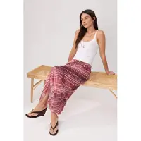 Trendyol TRENDYOLMİLLA Dames Roze Geruit Maxi Skater Rokken