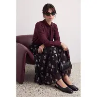 Trendyol Modest Dames Meerkleurig Bloemen Maxi A-lijn Modest Rokken