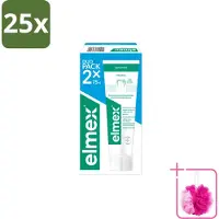 Elmex 25 x - Tandpasta - Sensitive Duopack - Gevoelige Tanden - 2 x 75 ml - Bulkverpakking - Gevoelige tanden - Douchemop - Tandpasta