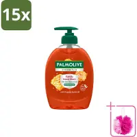 Palmolive 15 x – Handzeep – Hygiëne Plus Family – 300 ml - Bulkverpakking - Handzeep - Douchemop - Hygiëne