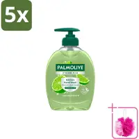Palmolive 5 x - Handzeep - Met Pomp - Hygiëne Plus Kitchen - 300ml - Bulkverpakking - Keukenhandzeep - Douchemop - Antibacterieel