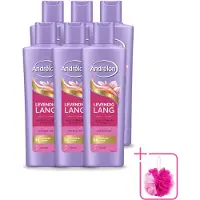 Unilever 6 x Andrélon Shampoo Levendig Lang - 250 ml - Voordeelverpakking - 6 stuks
