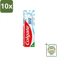 Colgate 10 x – Tandpasta – White Teeth – 75 ml - Wasstrips - Wittere Tanden - Tandenborstel - Mondverzorging - Tandpasta - Tanden Reinigen