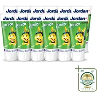 Jordan 12 x - Junior - Tandpasta - 6-12 jaar - 50 ml - Wasstrips - Tandpasta Voor Kinderen - Tandpasta 6-12 Jaar - Fluoride 1450 Ppm - Wisselgebit Bescherming - Blijvende Tanden