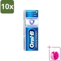 Oral-B 10 x - Pro-Expert Sterk Glazuur - Tandpasta - Beschermt Glazuur - 75 ml - Bulkverpakking - Tandpasta - Douchemop - Glazuur beschermen