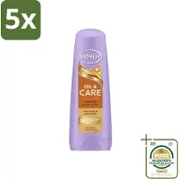 Andrélon 5 x – Conditioner – Oil & Care – 200 ml - Wasstrips - Droog Haar - Pluis - Haar Verzorging - Haar Voeding - Haar Conditioner