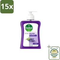 Dettol 15 x – Wasgel Handzeep – Lavendel – 250 ml - Wasstrips - Handwas - Handhygiëne - Antibacteriële Handzeep - Handen Verzorgen - Huid Verzorgen