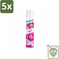 Batiste 5 x - Blush - Droogshampoo - Bloemige Geur - Frist Op en Geeft Textuur - 200ml - Wasstrips - Droogshampoo - Haar Opfrissen - Vet Haar - Frisheid - Bloemige Geur