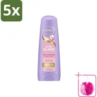 Andrélon 5 x – Conditioner – Extra Glans – 200 ml - Bulkverpakking - Glans - Douchemop - Haar verzorging
