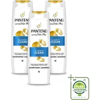 Pantene 3 x Pro-V Classic Clean Shampoo - 250 ml - Grote verpakking - 3 stuks