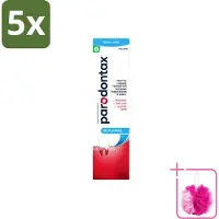 Parodontax 5 x – Tandpasta – Zonder Fluoride – 75 ml - Bulkverpakking - Tandpasta zonder fluoride - Douchemop - Gezond tandvlees