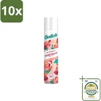Batiste 10 x - Rose Gold - Droogshampoo - Zachte Rozengeur - Verfrist en Zorgt Voor Volume - 200ml - Wasstrips - Droogshampoo - Haarverfrissing - Roze Geur - Volume Haar - Fris Haar