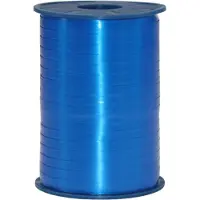 Globos Nordic krullende lint, 10 mm breed, 250 meter, blauw