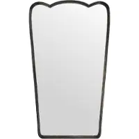 House Doctor Jamp Wandspiegel 105x180 Cm - Wandspiegels Glas Black - 900000332