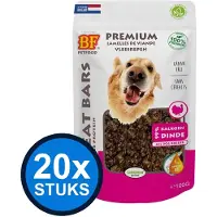 BF Petfood 20x Biofood - meat bars kalkoen (100% mono proteïne) 100gr - Hondenvoer Snacks - 100 g