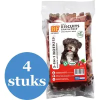 BF Petfood Biofood 3 In 1 Hondenmineralenkoekjes Cranberry Mini - Hondensnacks - 4 x 200 g