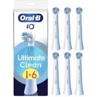 Oral-B 3x Opzetborstels iO Ultimate Clean Wit 6 stuks