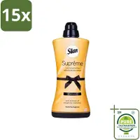 Silan 15 x Suprême - Wasverzachter - Glamour - 44 Wasbeurten - 1.2L - Grootverpakking - Vaatwasstrips - Wasverzachter - Wasgoed Verzachter - Luxe Wasverzachter - Fris Wasgoed - Zijdezacht Wasgoed