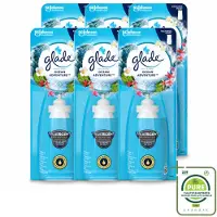 Glade 6 x - Sense & Spray - Ocean Adventure - 18 ml - Grootverpakking - Vaatwasstrips - Zeegeur - Citroengeur - Bloemengeur - Geurverspreiding - Bewegingssensor