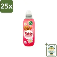 Robijn 25 x – Wasverzachter – Jasmijn Bloesem – 650 ml - Wasstrips - Wasverzachter Jasmijn Bloesem - Wasverzachter - Wasverzachter Jasmijn - Wasverzachter Voor Kleding - Wasverzachter Voor Was