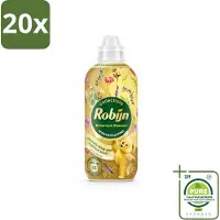 Robijn 20 x – Wasverzachter – Bohemian Blossom – 765 ml - Grootverpakking - Vaatwasstrips - Wasverzachter - Bloemige Geur - Wasverzachter Fles - Kleding Verzorgen - Vezels Beschermen