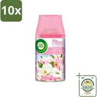 Air Wick 10 x - Luchtverfrisser Navulling - Magnolia & Kersenbloesem - Automatische Spray - 250 ml - Wasstrips - Luchtverfrisser - Geur - Geurverwijdering - Bloemige Geur - Frisheid