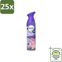 Febreze 25 x – Luchtspray – Mount Fuji Breeze – 185 ml - Wasstrips - Luchtverfrisser Spray - Geurverwijdering - Geur Neutraliseren - Mount Fuji Geur - Frisse Geur