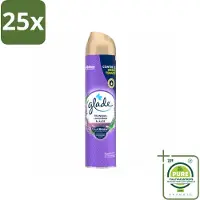 Glade 25 x - Luchtverfrisser Spray - Tranquil Lavender & Aloë - 300 ml - Grootverpakking - Vaatwasstrips - Luchtverfrisser - Frisheid - Lavendel - Aloë - Geur