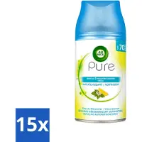 Air Wick 15 x Freshmatic - Luchtverfrisser Navulling - Pure Essentiële Oliën Verfrissend - 250ml - Voordeelverpakking - 15 stuks