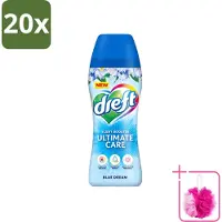 Dreft 20 x - Ultimate Care - Wasverzachter - Geurbooster - Gekleurde Was - Blauwe Droom - 15 Wasbeurten - Bulkverpakking - Wasmiddel - Douchemop - Geurbooster