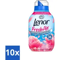 Lenor 10 x - Wasverzachter - Fresh Air - Fleurige Bloesem - 36 Wasbeurten - Voordeelverpakking - 10 stuks