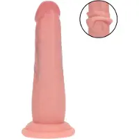 Realrock - dubbel-densiteit realistische dildo (huidskleur) - 15,5 cm