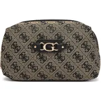 GUESS toilettas accessoiretas Samantha Toiletry Beauty Black Logo zwart