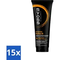 Syoss Repair Conditioner - Herstelt en versterkt - 250 ml - Voordeelverpakking - 15 stuks